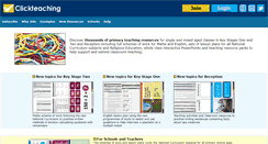 Desktop Screenshot of clickteaching.com